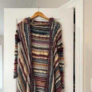 Beautiful Free People crocheted cardigan